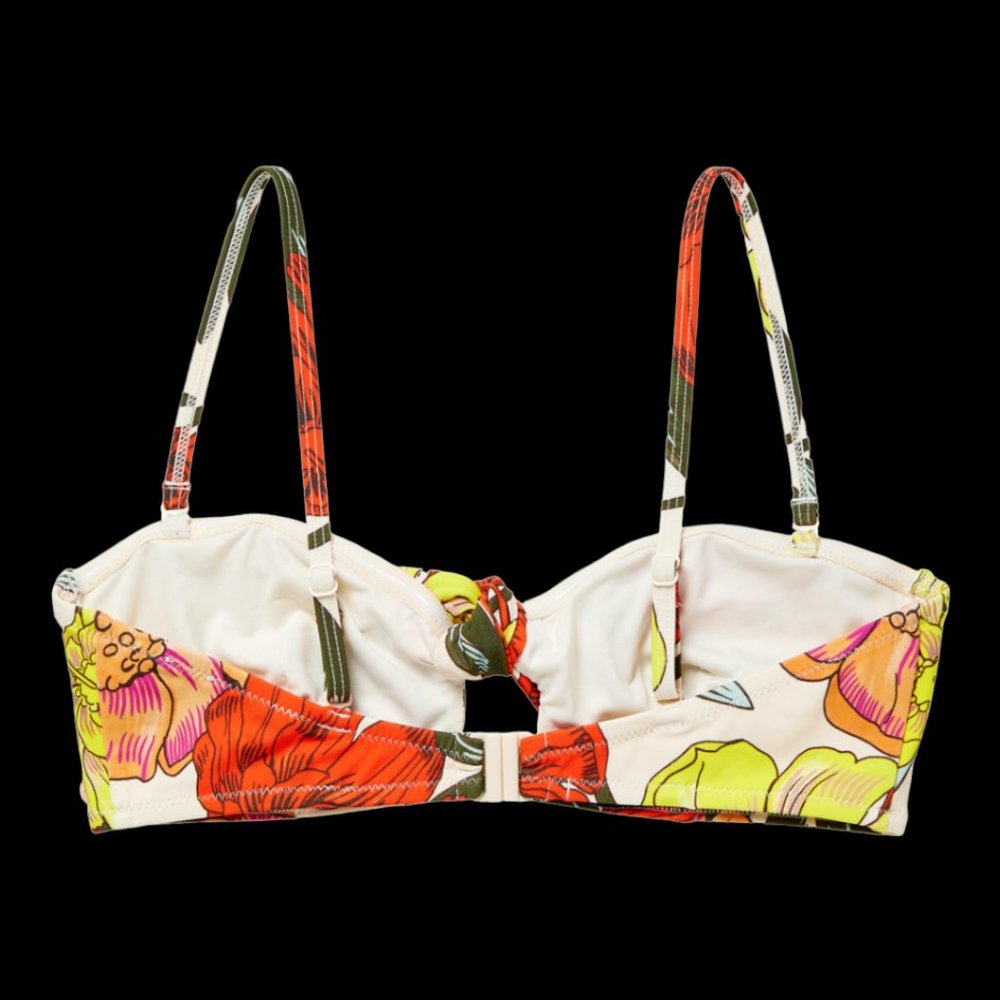 NWT Scotch & Soda - Allover Printed Bandeau Bikini Top - Combo J - Picture 2 of 2